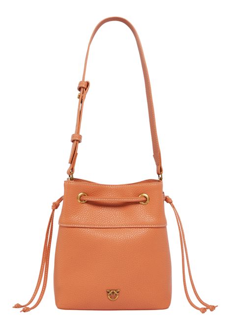 Small leather bucket bag with shoulder strap PINKO | bags | 104303 A29QA57Q